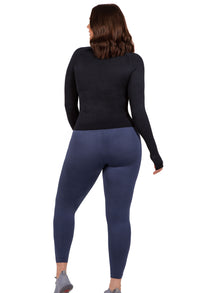 Seamless Square Neck Long Sleeve Top - 2 Pack