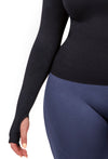 Seamless Square Neck Long Sleeve Top - 2 Pack
