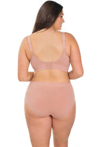 Bamboo Nursing Bra + High Cut Undies Nude Set
