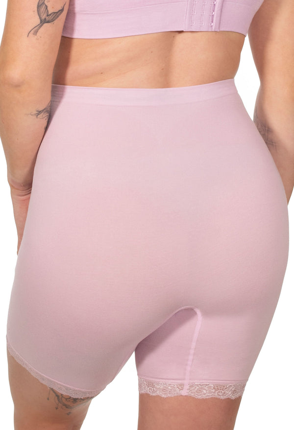 Maternity Anti Chafing High Rise Long Cotton Rich Shorts - 3 Pack