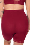 Maternity Anti Chafing High Rise Long Cotton Rich Shorts - 3 Pack