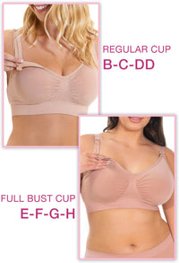 Bamboo Nursing Bra + High Cut Undies Burgundy Set