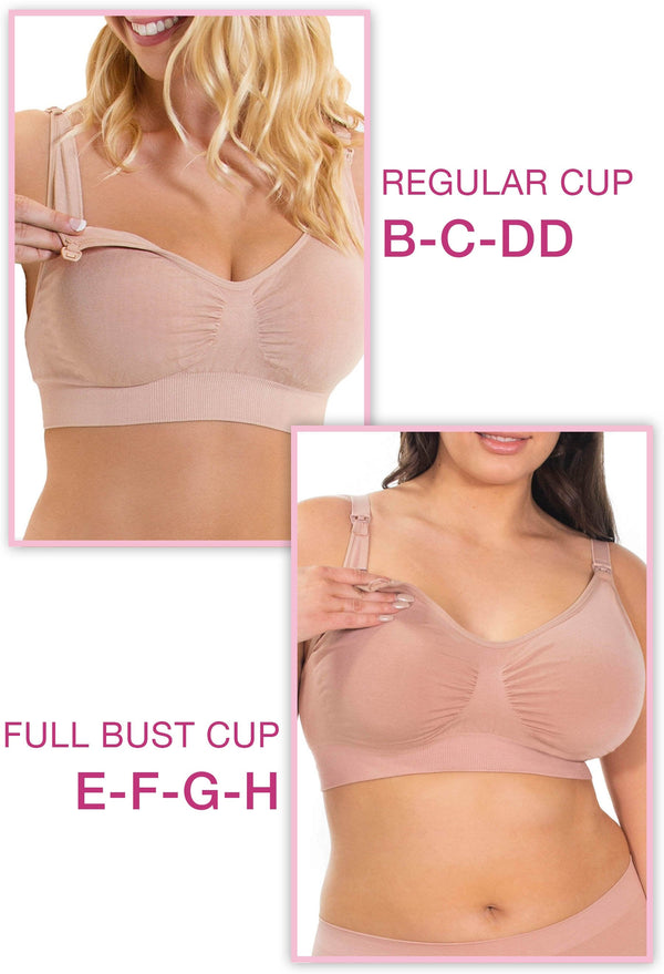 Bamboo Nursing Bra + High Cut Undies Burgundy Set