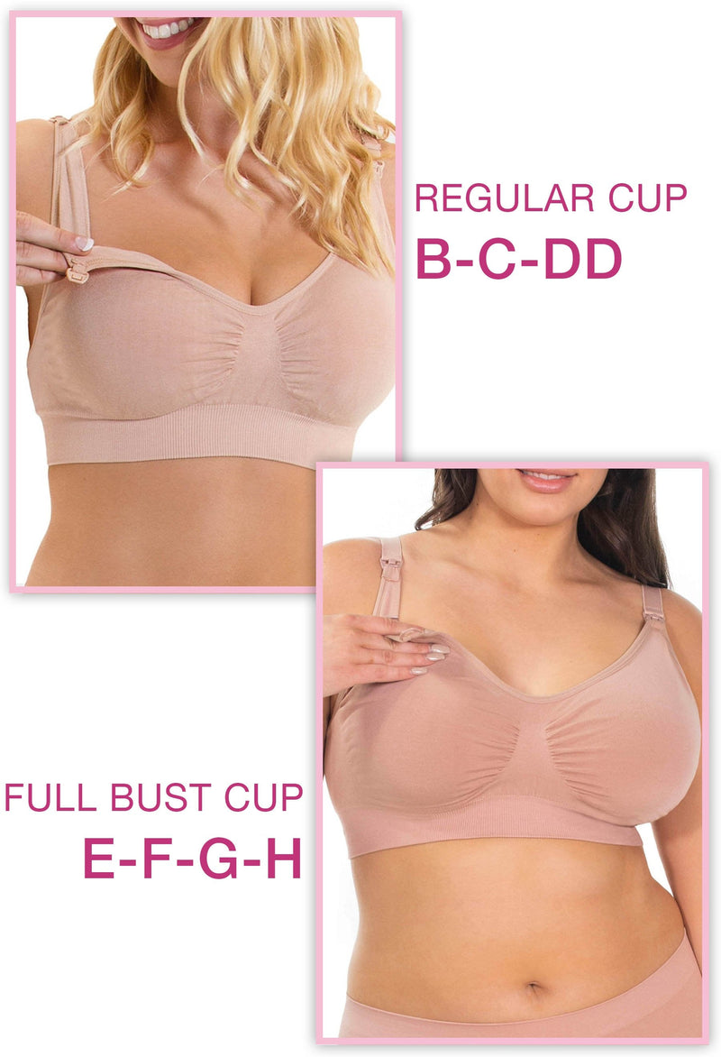 Bamboo Nursing Bra + High Cut Undies Burgundy Set