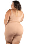 Curvy Anti Chafing High Rise Long Cotton Rich Shorts - 3 Pack