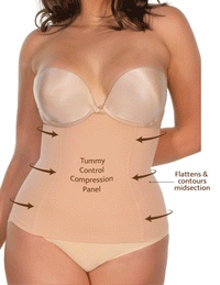 Maximum Tummy Control Belly Band Shapewear - Seconds Sale