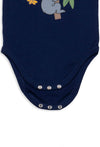 100% Organic Cotton Short Sleeve Baby Bodysuit - Free Gift