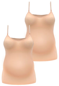 Maternity Ultra Light Shaping Camisole - 2 Pack