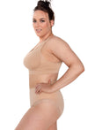 Lightweight Wire Free Bra and Lace High Cut Set